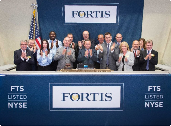 Fortis celebrating the start of trading on New York Stock Exchange 